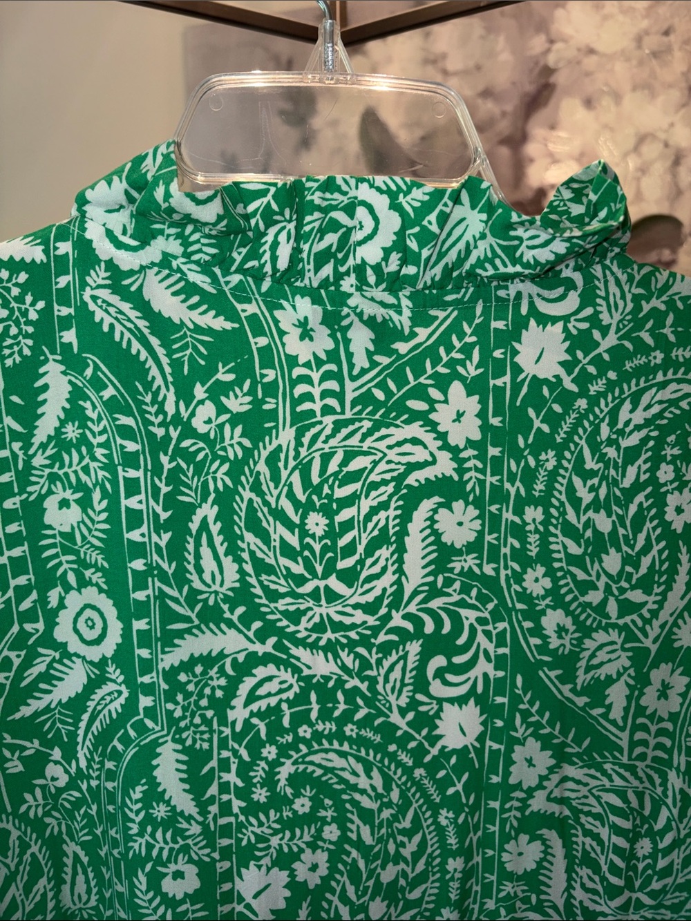 crown & ivy Green and White Floral Maxi Dress - Picture 6 of 7